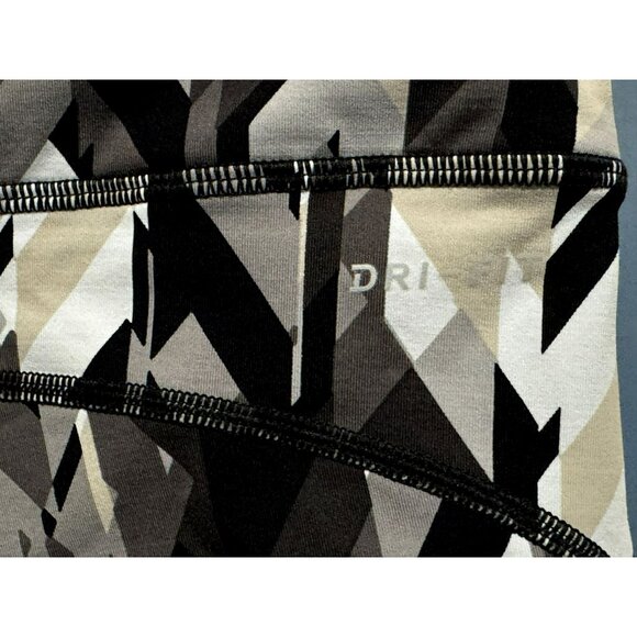 Nike Women's Dri Fit 7/8 Printed Geometric Running Leggings Sz S Mesh Inserts - Picture 5 of 8
